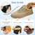 Makryn Adjustable Orthopedic Heel Lift for Leg Length Discrepancies and Heel Pain,Sports Injuries,and Achilles tendonitis,Height Increase Insoles (Brown, Large(Single Lift))