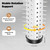 BYGOVICE 44 Pairs Rotating Glasses Display Stand, Sunglasses Holder Organizer, Eyeglass Turning Commercial Display Stand with Mirror, Glasses Exhibition Display