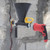 HAPPCUCOE 700W Electric Mortar Grout Gun,Grouting Pointing Caulking Tool Portable Brick Pointing and Tile Applicator Tool with 2 Nozzles,110V Cement Sprayer Applicator Machine