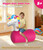 JOSEN Large Inflatable Bouncy Unicorn Hopper Toy with Hand Pump, Kids Indoor Outdoor Ride on Bounce Animal, Bouncing Horse for Girls, Boys Up to 220lbs, Birthday Gift for 4 6 8 Year Old (2 Pack)