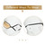 Skylety 3 Pcs Silk Eye Patch Medical Eye Patch, Black, Champagne, Peach