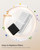 BalimoPet Replacement Filter for BalimoPet Cat Water Fountain - 6 Packs Pet Water Bowl Filters - 6 Filters & 6 Sponges Set Stainless Steel Cats Water Dispenser - Activated Carbon Foam Filtered Refill