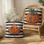 Wnoesat Fall Outdoor Pillow Covers 18x18 Set of 2 Pumpkin Maple Leaves Stripes Decorative Throw Pillows Autumn Thanksgiving Harvest Farmhouse Pillow Cases for Sofa Couch Bed Decor