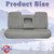 EDIETH Heavy-Duty Waterproof Bench Seat Covers for Ford F150 1987-1991 Breathable Mesh Front Truck Molded Headrests, Stain-Resistant & Wear-Resistant Easy-Clean Machine Washable Gray