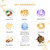 Gifts for Women, 32 Pcs Honey & Almond Bath & Body Gift Basket for Women