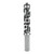 SpeTool Carbide Insert Spiral Flush Trim Router Bit 1/2 Inch Shank, 7PCS Replaceable Carbide Inserts, Top and Bottom Double Bearing Pattern Template Router Bit for Woodwork Trimming