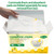 ININCARE Commode Liners with Absorbent Pads for Bedside Commode, 100 Lemon Scented Bedside Commode Liners and 100 Commode Pads, Commode Toilet ＆ Camping Toilet Bags