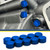 Bolt Covers Caps Engine Bolt Topper Cap Fit for Harley Twin Cam Touring Road King Street Glide Road Glide Dyna Softail FXBB Sportster 883 Trike (Blue, 9mm-12mm)
