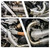 2 PCS 13" x 39.4" Embossed Aluminum Exhaust Heat Shield for Motorcycle /Car
