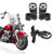 Bravema Motorcycle Foot Peg Pedals，Highway Footrest, 1.25 inch Crash Bars Footpegs Fit for Harley Touring Honda Kawasaki Suzuki Yamaha (Short Size)