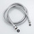 Kitchen 59-Inch or 150CM Pull Down Sink Faucet Replacement Pull Out Spray Head Hose Stainless Steel (Electroplating, 1.5 meters)
