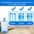 5 Gallon Water Jug Caps Reusable - Non-Spill 55mm Water Bottle Caps,Silicone Replacement Cap Lids Anti Splash 3 Pack