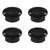 SWQS 4 PCS Universal Car Rear Bumper Plugs Cover for Parking Sensor Radar Holes, Waterproof Plastic Front Rear Bumper Radar Sensor Hole Protective Cover, Car Accessories for 24-25mm Hole Protection