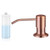Built in Sink Soap Dispenser Lotion Dispenser for Kitchen Sink, Soap Dispenser with 17 Ounce Bottle, Soap Pump Built in Countertop Under Sink, Red Bronze