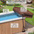 Utheer Hydraulic Hot Tub Cover Lift, No-Drill Heavy Duty Floor Stand
