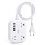 One Beat European Travel Plug Adapter with 3Ft Extension Cord, US to Europe