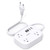 One Beat European Travel Plug Adapter with 3Ft Extension Cord, US to Europe