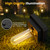 HMDecor 10-40 LM Solar Pathway Lights 3 Brightness Modes 8 Pack