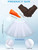 Yearntown 7 Pcs Halloween Snowman Costumes Set for Women Adult