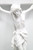 Vittoria Collection 16" Wall Crucifix Cross Jesus White Stone Corpus Italian Statue Sculpture Made in Italy