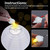 24 Pack Mini LED Lights for Paper Lanterns, Warm White Hanging Lights