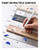 JusArt 0.7mm Fine Point White Permanent Markers, 3 Pack