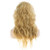 Baruisi Long Curly Wavy Blonde Wig with Bangs Synthetic Heat Resistant Halloween Cosplay Party Hair Wig for Women