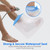 XIRRCV Waterproof Foot Cover for Shower – Cast Cover for Foot, Shower Boot Cover Waterproof Foot, Foot Cover for Shower After Surgery, Reusable Cast Bag for Adult