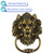 MOLIGOU Lion Head Door Knocker, 6 Inch Decorative Front Door Knocker, Antique Lion Door Ring Pull Handle (Antique Bronze)