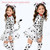Dalmatian Dog Costume - 6-Piece 100 Days of School Outfit with Tutu, Shirt, Ears & Accessories Pet Week, School Spirit Day, Halloween