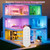 I-SHUNFA Smart G9 RGBCW LED Bulbs, App & Remote Control, AC 120V, 2700K-6500K + 16M Colors, Dimmable 1%-100%, 4W 400LM, Music Sync, Timer (2 Pack with Remote)