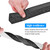 Foam Strips with Adhesive, 1 Inch Wide X 1 Inch Thick, Neoprene Weather Stripping High Density Closed Cell Foam Tape Seal for Doors and Windows Insulation, Total 13 Feet Long(6.5ft x 2 Rolls)