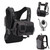 CLTAC 2-in-1 Tactical Chest Pack & Hydration Backpack with 2.5L Water Bladder, Modular Molle Hydration Vest, 500D Nylon Lightweight Running Water Bag for Gravel Cycling, MTB, Hiking, Enduro - Black