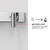 VAEHOLD Hat and Coat Wall Mount Rack - Hooks for Robes, Bags, Keys, and Towels - Bathroom Towel Hanger Organizer (Polished Chrome, “T“ Shape 5 Hooks 1 Pack)