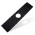 Faucet Deck Plate, Sink Hole Cover,Stainless Steel Long Rectangle 10 Inch Plate Escutcheon for 1 or 3 Hole Bathroom or Kitchen Sink Matte Black