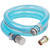 HOOTSUM 1 Inch Suction Hose for Fuel Diesel Transfer Pump, 6.5 Feet Oil Kerosene Transfer Tube with 3/4 & 1 Inch Threaded Couplings