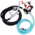 HOOTSUM 1 Inch Suction Hose for Fuel Diesel Transfer Pump, 6.5 Feet Oil Kerosene Transfer Tube with 3/4 & 1 Inch Threaded Couplings