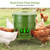 Tgeyd Metal Chicken Feeder, 20lb Large Chicken Feeder with 12 Feeding Ports