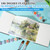 Concertina Sketchbook, Watercolour Hardback Concertina, 15 x 200 cm Travel Protable Accordion Sketchbook, 300 GSM Accordion Scrapbook(48 Pages)