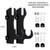 Samurai Sword Wall Mount - Katana Stand (Black) 2 Tier Plexiglass Martial Arts Swords Display