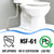 TTFLEX 12" Toilet Hose Kit 3/8" COMP x 7/8" BC Add 1/2" Push Shut Off Valve