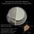 58mm Titanium Precision Espresso Basket, Premium Coffee Filter Basket for Even Extraction and Reduced Channeling, Barista Grade Espresso Upgrade, Fits Most 58mm Portafilters (Silver)