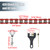 CILOYU Red 420 Chain with 42 and 90 Links for Mini Bike CT200U MB200 BT200X