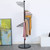 XIMSPHY Freestanding Scarf Display Stand, Metal Scarf Rack
