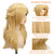 FOVER 6PCS Blonde Princess Wig for Girls Kids Costume Halloween FE052