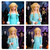 FOVER 6PCS Blonde Princess Wig for Girls Kids Costume Halloween FE052