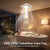 Bootuu Bathroom Exhaust/Vent Fan with Light 110CFM 1.0Sones Ultra Quiet