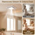 Bootuu Bathroom Exhaust/Vent Fan with Light 110CFM 1.0Sones Ultra Quiet