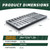 GZHDIAN Rectangle Cast Iron Drain Grate, 24 * 12 in B125 Heavy Duty