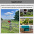 Solar Outdoor Motion Sensor Alarm with 13Sounds, WONFAST 130db Dual Speaker Gunshot Dog Barking Sound Recording and Adjustable Volume Warning Security Strobe Light for Farm Yard Orchard Barn (2PCS)